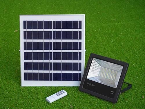 GENERICO Pack X2 Focos Solares Potente Led Con Sensor Exterior 50w.