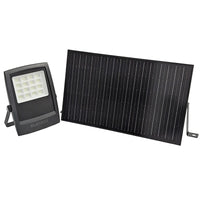 Foco Solar 200W All-Black, Luz Cálida 3000K / Luz Blanca 6000K, Sensor de Movimiento