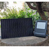 Foco Solar 200W All-Black, Luz Cálida 3000K / Luz Blanca 6000K, Sensor de Movimiento