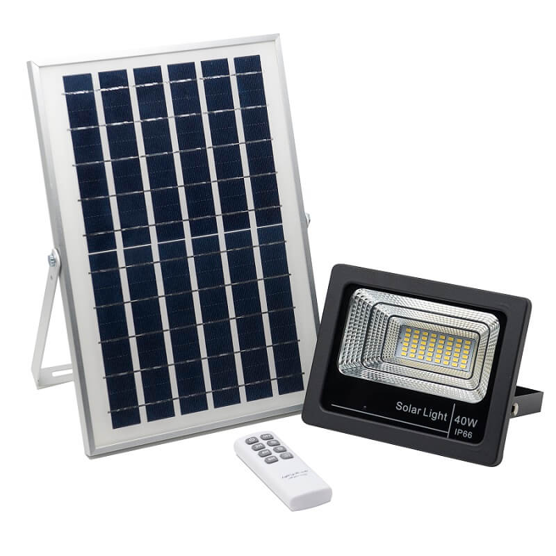 Foco solar de 40W: solución ecológica y eficiente para iluminar tu hogar con energía solar
