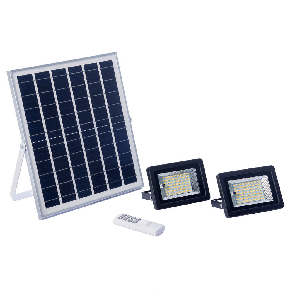 Foco Solar LED 40m2 para exterior — Rehabilitaweb