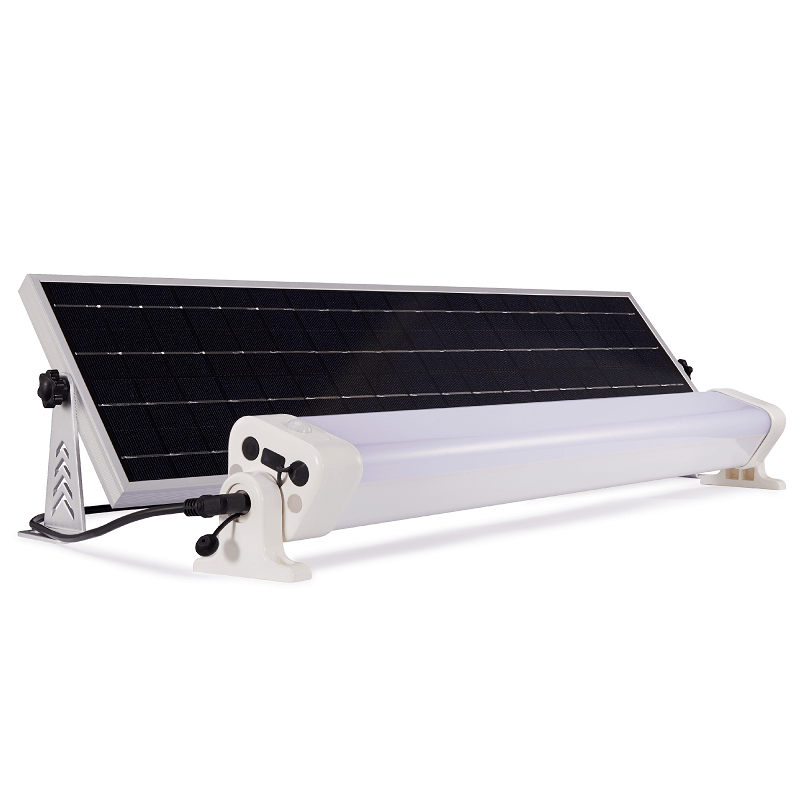 lampara solar tubo led