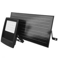 Foco Solar 150W All-Black, Luz Cálida 3000K / Luz Blanca 6000K, Sensor de Movimiento