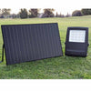Foco Solar 200W All-Black, Luz Cálida 3000K / Luz Blanca 6000K, Sensor de Movimiento