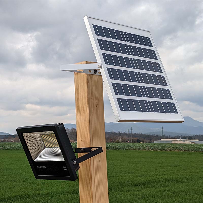 Foco Solar 80W, Luz Neutra 4000K | ELEDCO