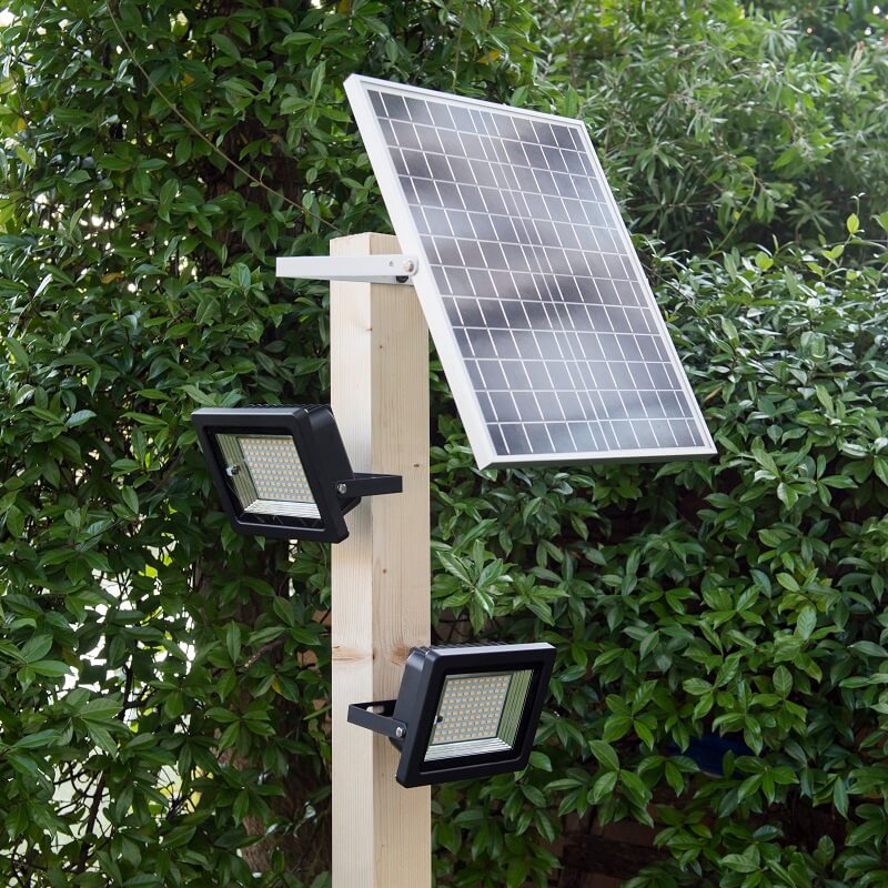 Luz Solar LED Exterior con Sensor lumínico