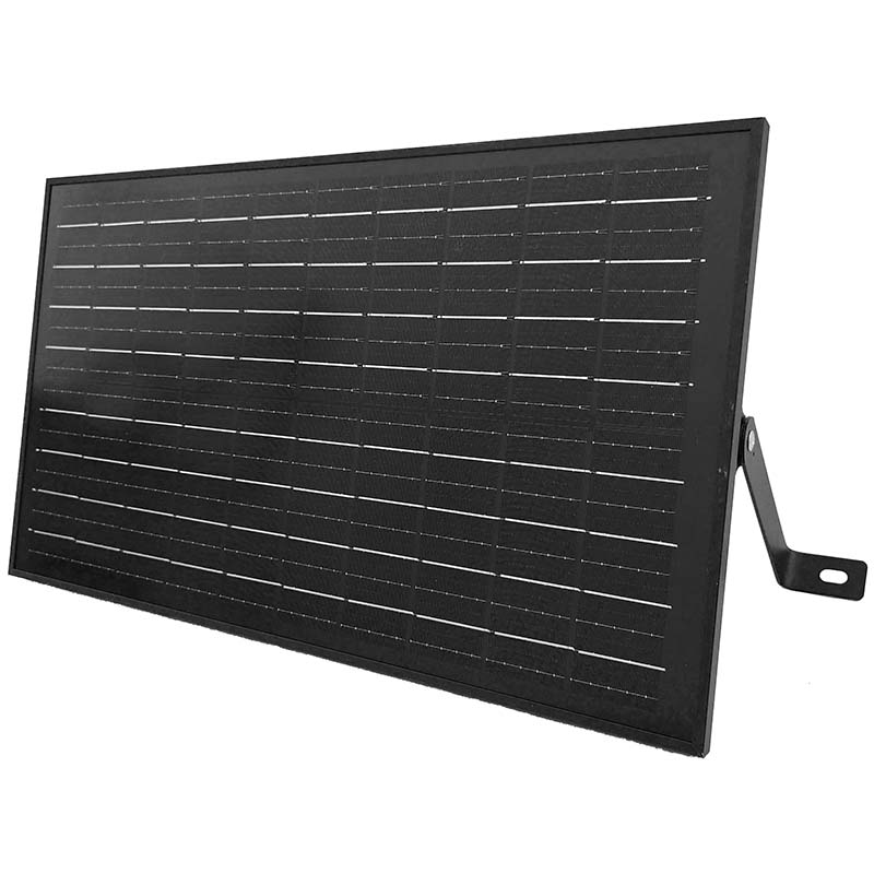 Foco Solar 150W All-Black, Luz Cálida 3000K / Luz Blanca 6000K, Sensor de Movimiento